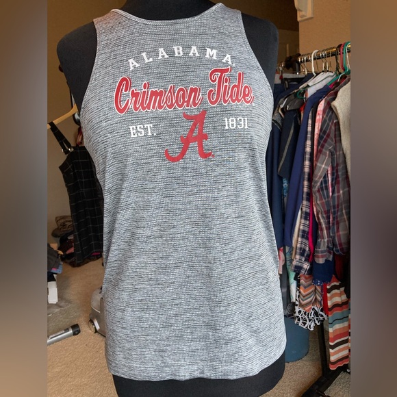 Tops - Roll Tide! Alabama athletic tank with criss cross back, size small